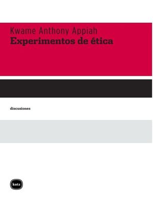cover image of Experimentos de ética